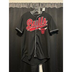 Chicago Bulls Medium #66 Men’s Baseball Basketball Jersey Button Down NBA